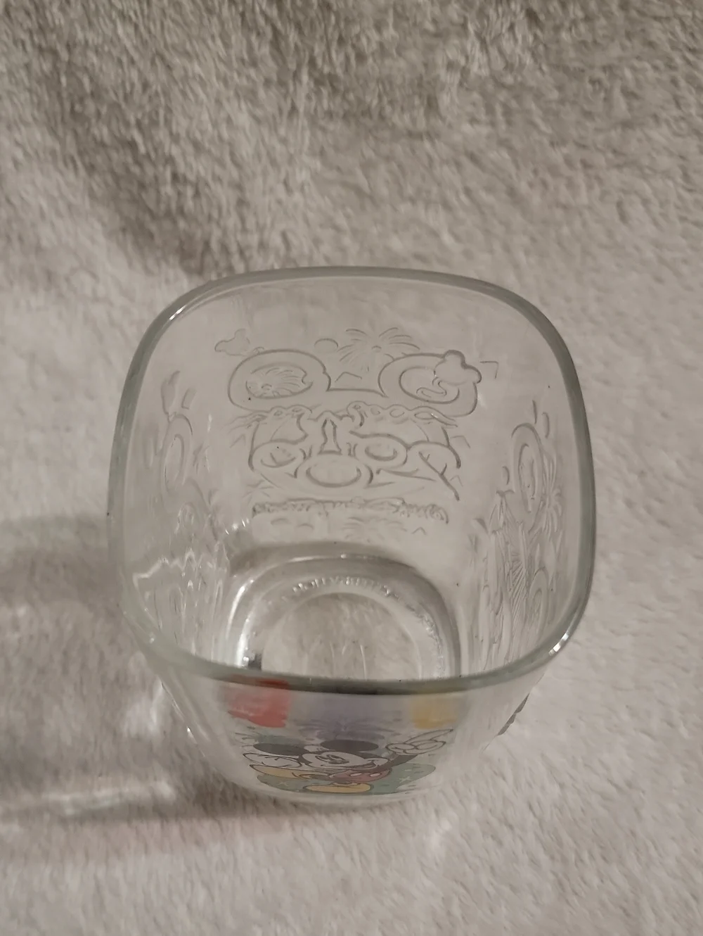 Vintage Mickey Mouse McDonald's commemorative glass